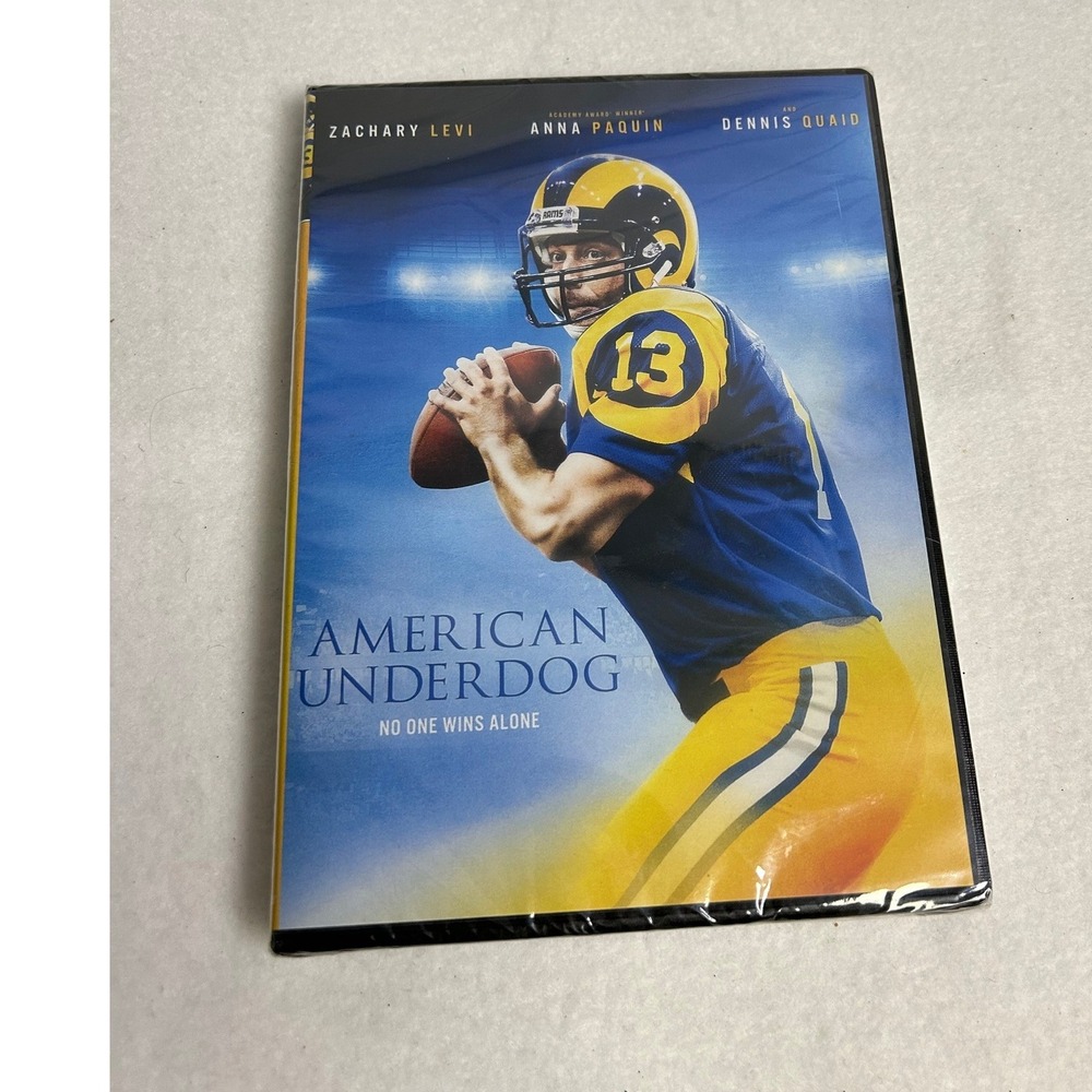 American Underdog DVD New Zachary Levi Kurt Warner Story